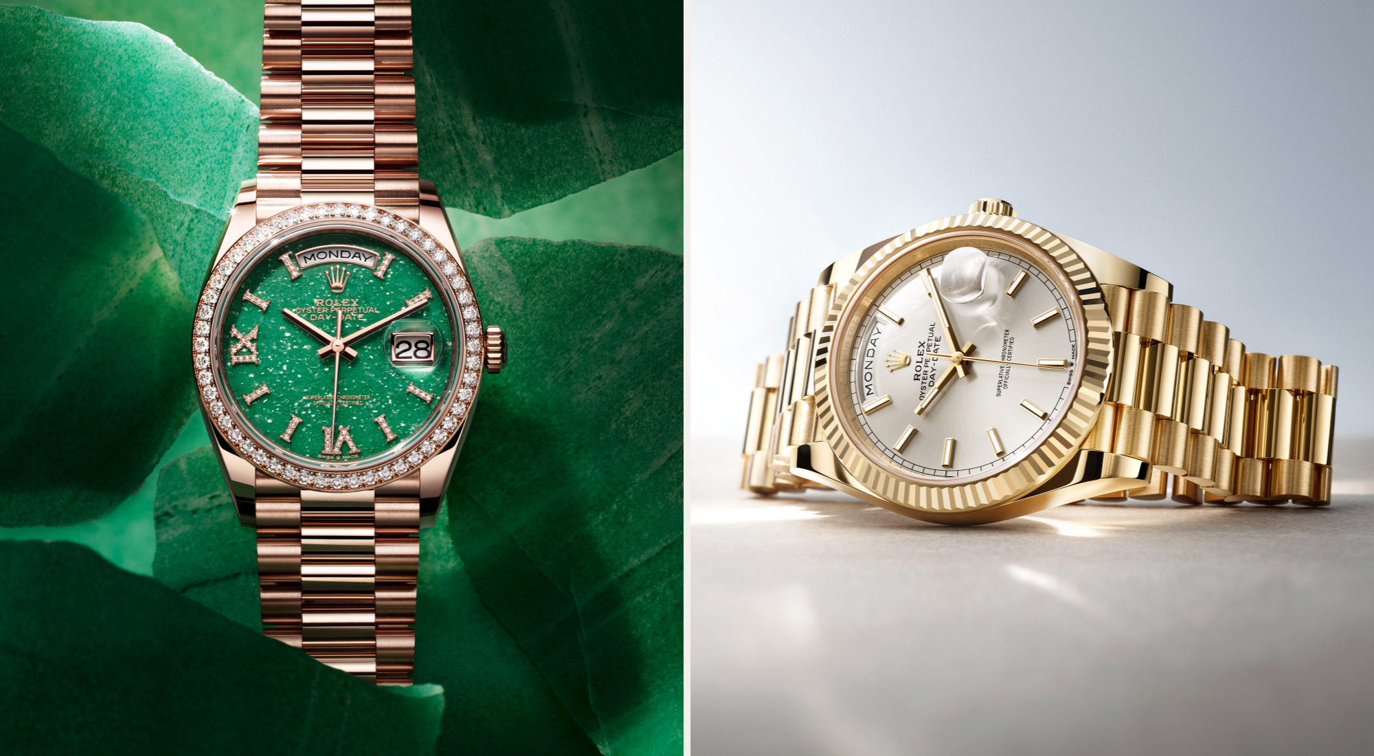 Il Day Date parla la lingua di chi lo indossa - Orologi Rolex Day Date | Zanaboni