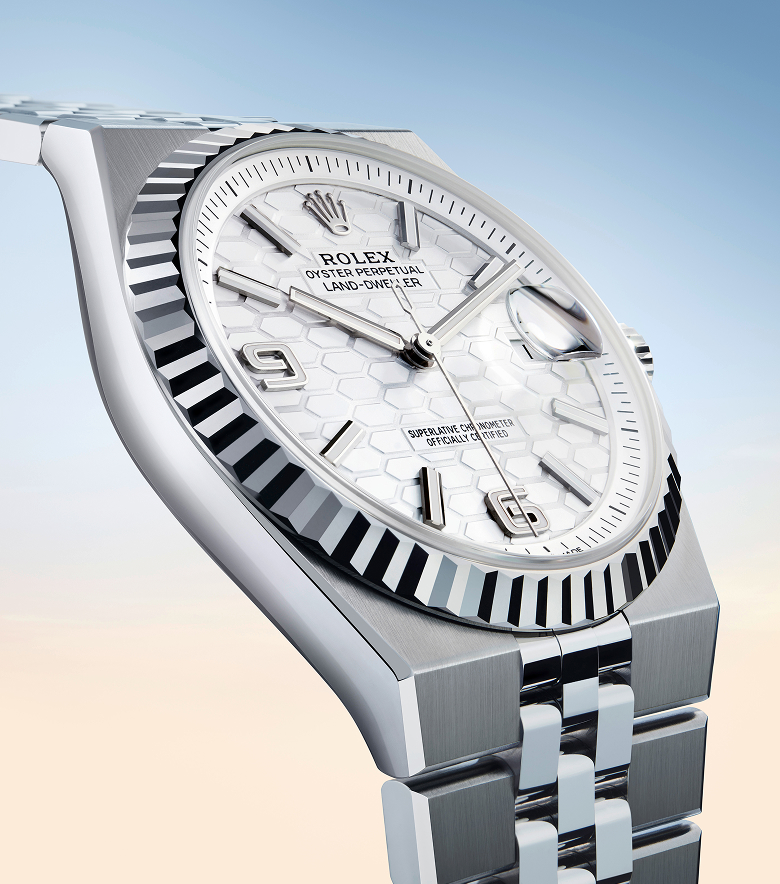 Rolex land dweller dial with honeycomb motif - Orologi Rolex Land-Dweller | Zanaboni
