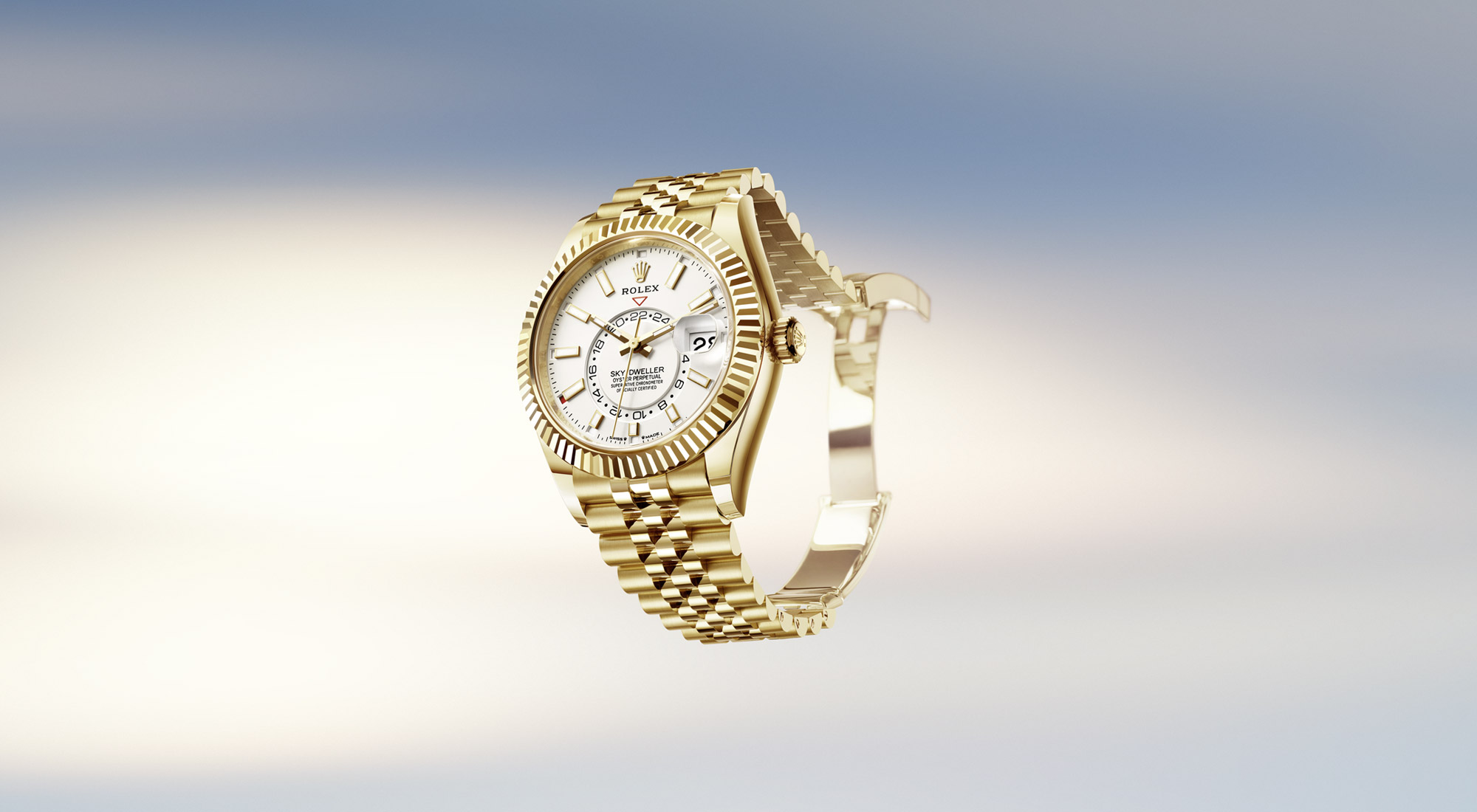 Il secondo fuso orario con un solo colpo d’occhio - Orologi Rolex Sky Dweller | Zanaboni